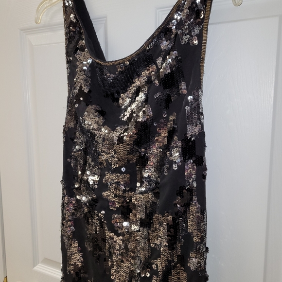 New Years party Diesel Women's D-elitop sequin black cocktail Dress Size… - Picture 8 of 9